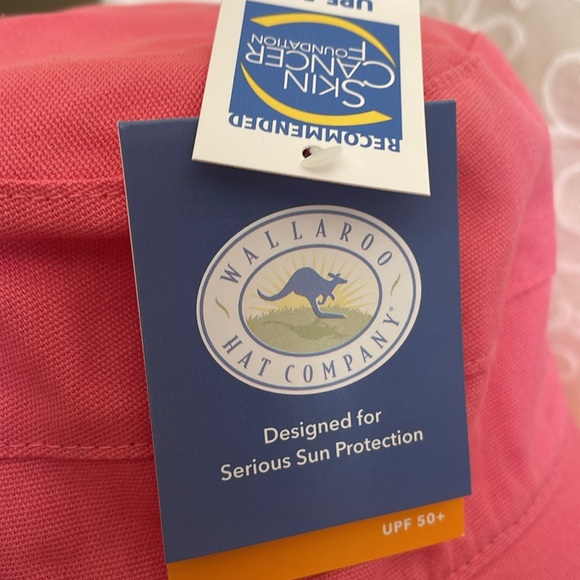 Wallaroo Hat Company Casual Traveler pink UPF50+ Stylish Pink Bucket Hat - Picture 4 of 9